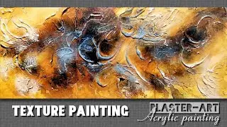 Mastering Texture Art / Stunning Acrylic Painting on Canvas 🎨