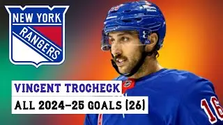 Vincent Trocheck (#16) All 26 Goals of the 2024-25 NHL Season