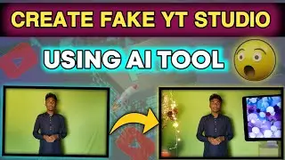 How To Make YouTube Setup By AI | AI Fake Studio For New YouTubers Setup