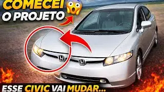 Primeiro projetinho no civicão vai fica top #carros 