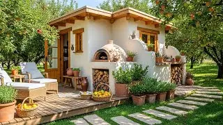 48 Dreamy Outdoor Kitchens Surrounded By Fruit Trees, Stone Paths & Natural Light