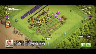 Clash of clans, 7 lakh gold, elixir loot. Successful attack. 2000 dark elixir loot #COC #attack 