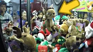 Winning Arcade Claw Machine Plush Prizes From The Skill Crane