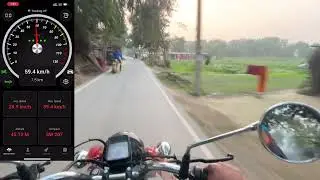 Top speed test of rajdoot 175 electronic with live proof