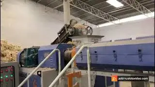 Auto Mother Baby Granules Extruder Recycling Plant For Rafiia Material | Two Stage Auto Plant