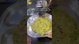 Palak Menthe chapathi #shorts #food #breakfast #dinner #healthyfoodstips #healthyfoodideas