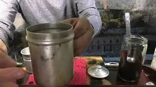 Brewing Coffee in Caffeteira Napoletana