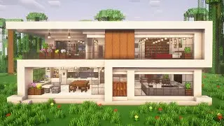 Can You Build a Modern House This Fast? (Minecraft)