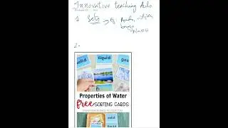 Innovative Teaching Aids for Science. BEd Physical Science.