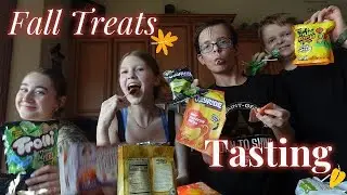 TRYING FALL TREATS !!