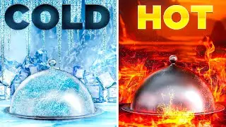 Choose Your Dish - HOT or COLD Edition 🥵🥶 | Food Challenge
