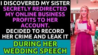 Sister Stole My Business Profits, So I Exposed Her During Her Wedding Speech