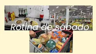 Rotina de sábado 😋🍽️🧽🧹