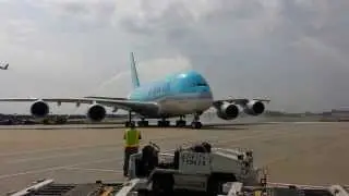 Airbus A380 Atlanta Arrival