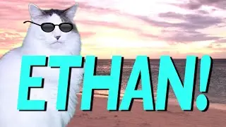 HAPPY BIRTHDAY ETHAN! - EPIC CAT Happy Birthday Song