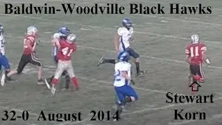 Stewart Korn good football plays from Vs. SCC  8/25/14