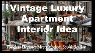 Vintage Luxury Apartment Interior Idea: Timeless Elegance Meets Modern Sophistication