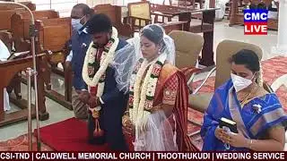 🔴 Live: CSI - TND  | Caldwell Memorial Church | Thoothukudi | WEDDING SERVICE | 02.07.2021 |