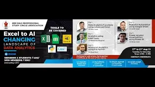 Excel to AI Changing Landscape of Data Analytics-Day-5-Aug 21, 2021