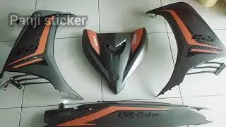 striping Jupiter MX transparan minimalis #stripingdecal