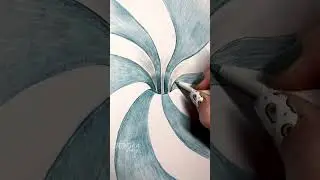 Drawing a 3D Optical Illusion Hole!