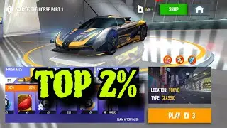 Asphalt 8, Year of the horse part 1 Tokyo Koenigsegg Jesko Absolut Top 2%