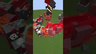 10 REDSTONE MONSTROSITY VS NEITHERITE MONTROSITY. #shorts