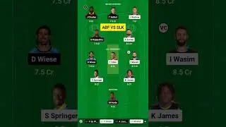 ABF vs SLK Dream11, ABF vs SLK Dream11 Prediction, ABF vs SLK Dream11 Team Prediction, CPL 2024