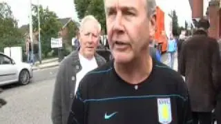 Villa fans protest over McLeish appointment plans