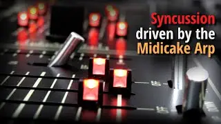 Syncussion SY-1 dark ambient driven by the Midicake Arp (no talk)