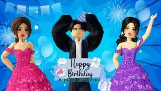Crystal special Birthday surprise 💙 | Vlog in Metro life | Life Inside Roblox