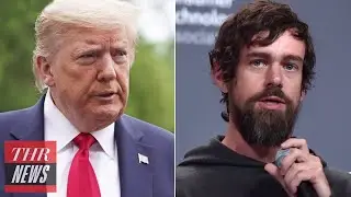 Twitter CEO Jack Dorsey Responds to Trump | THR News