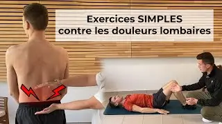Quelques exercices simples contre les douleurs lombaires
