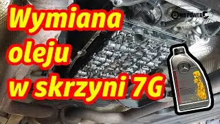 MERCEDES Wymiana oleju i filtra w Automatycznej Skrzyni Bieg&oacute;w 7G Tronic - Gearbox oil change
