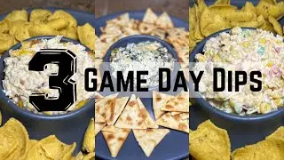 3 Delicious FOOTBALL Game Day DIPS That Will Score You Major Points!