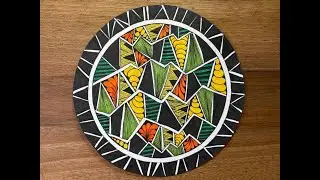 Easy Zentangle Circle Art &ndash; Relaxing Drawing for Beginners