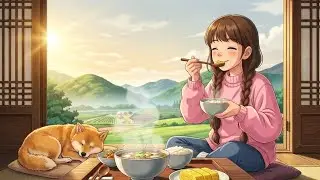 Cozy Rainy Day 🌧️ Aesthetic Anime Girl Daily Routine | Relaxing Country Life ASMR