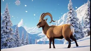 Ibex bounds go spring spring spring | English Nursery Rhyme | Kids Songs | Baby Music