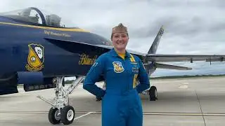 Blue Angels Plane side interviews Columbus Ohio Airshow 2025