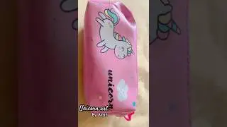 Simple unicorn art #easy #drawing #tutorial rial #youtubeshorts #viral #love #viralvideo #artistson