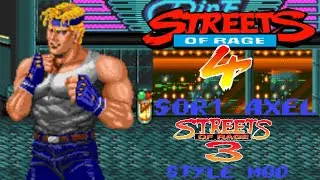 Streets of Rage 4 (SOR 1 Axel in SOR 3 Style)