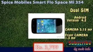 Spice Mobiles Smart Flo Space Mi 354