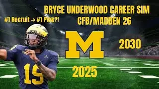 Bryce Underwood ENTIRE career simulation | CFB/MADDEN26