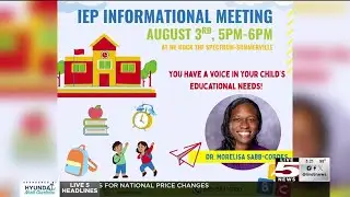 VIDEO: Individualized Education Plan program meeting on Aug. 3 in Summerville