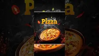 Day 7 - ✨Social Media Post Design.    #photoshop #graphicdesigner #post #food #pizza #pizzapost
