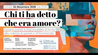 CHI TI HA DETTO CHE ERA AMORE?