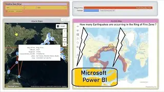 Power BI Project Using Real World Data 👉🏼  Earthquakes Data 👉🏼What&rsquo;s Ring Of Fire 🤔 Map Visuals ☑️