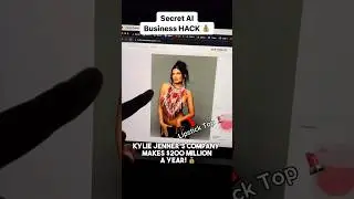 ETHICALLY STEAL KYLIEJENNER'S MILLION DOLLARBUSINESS WITH AI