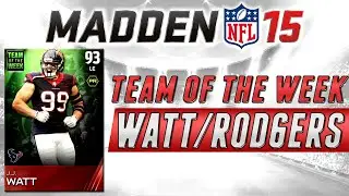 MUT 15 - BEAST JJ WATT & Aaron Rodgers - Team Of The Week 4 Pack Opening in Madden 15 Ultimate Team