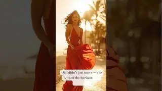AI Model Lit the Beach on Fire #shorts